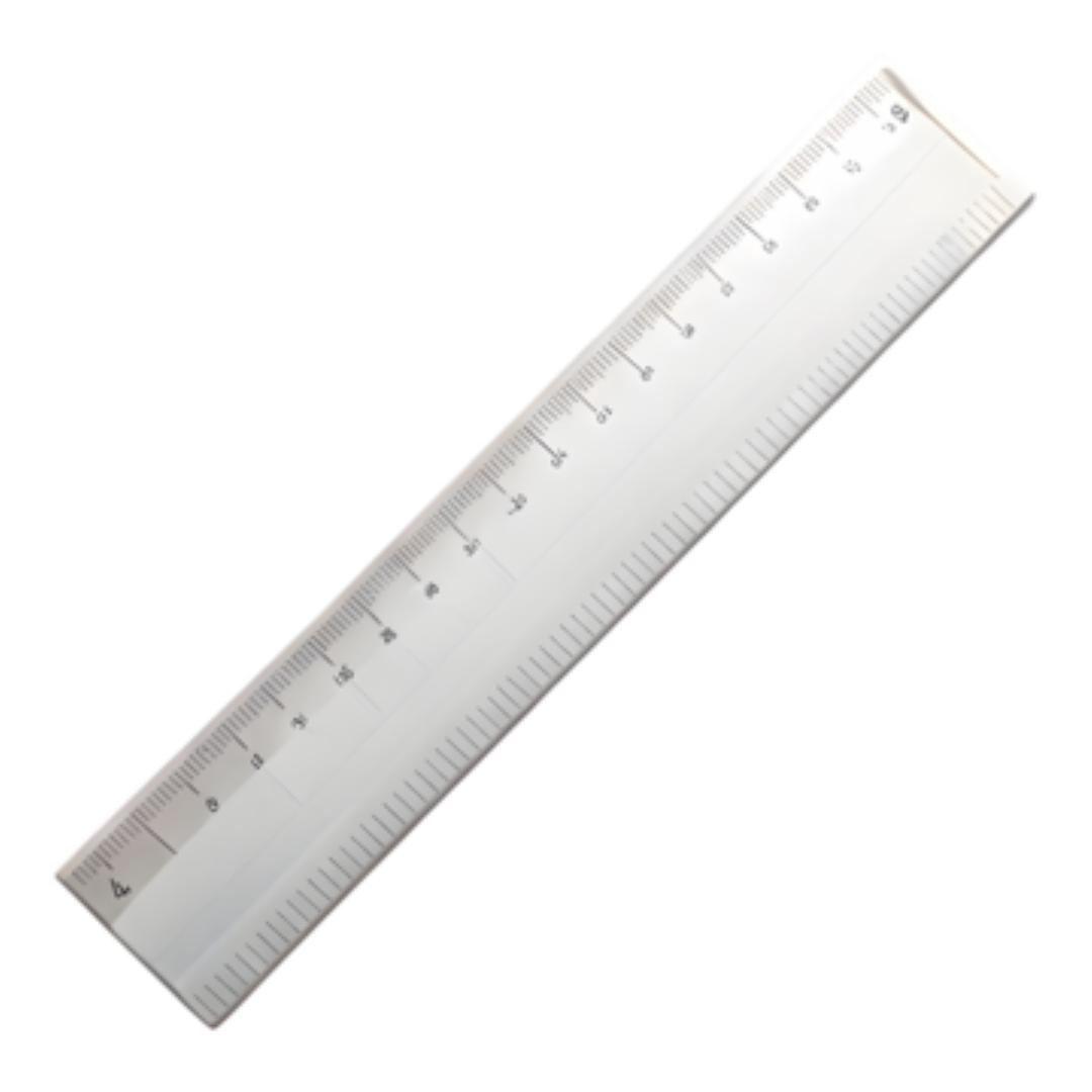 NINE PLASTIC RULER 30CM